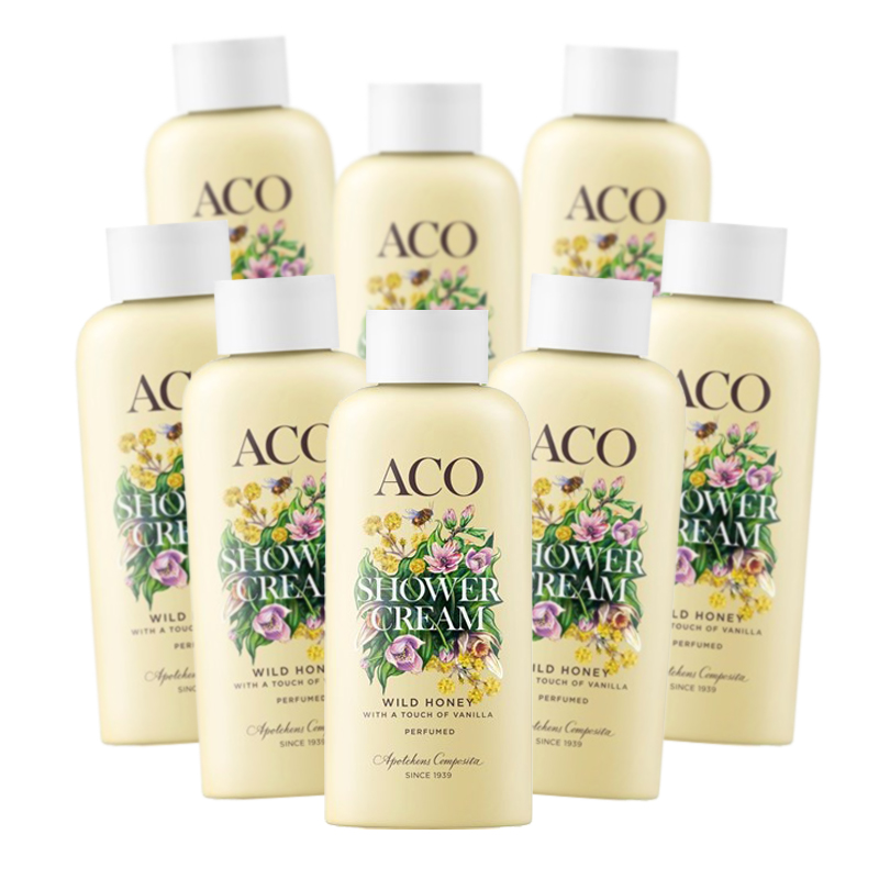 Hel Låda Duschkräm "Wild Honey" 8 x 200ml - 74% rabatt
