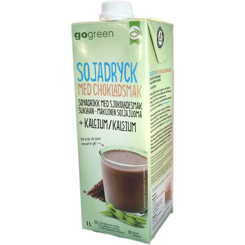 Sojadryck med chokladsmak - 50% rabatt