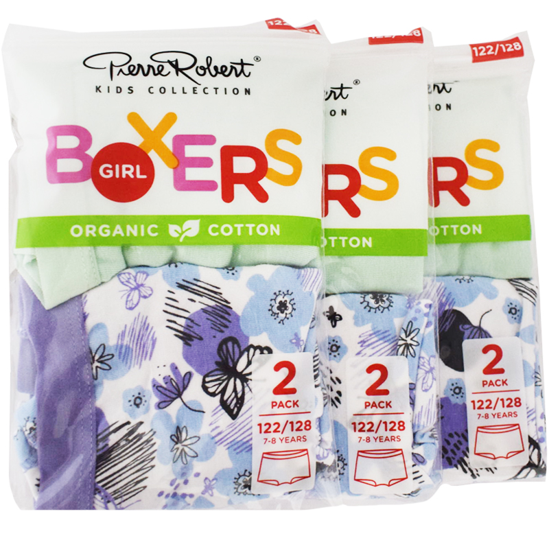 Trosor Boxers Barn 122-128 Lila & gröna 6-pack - 46% rabatt