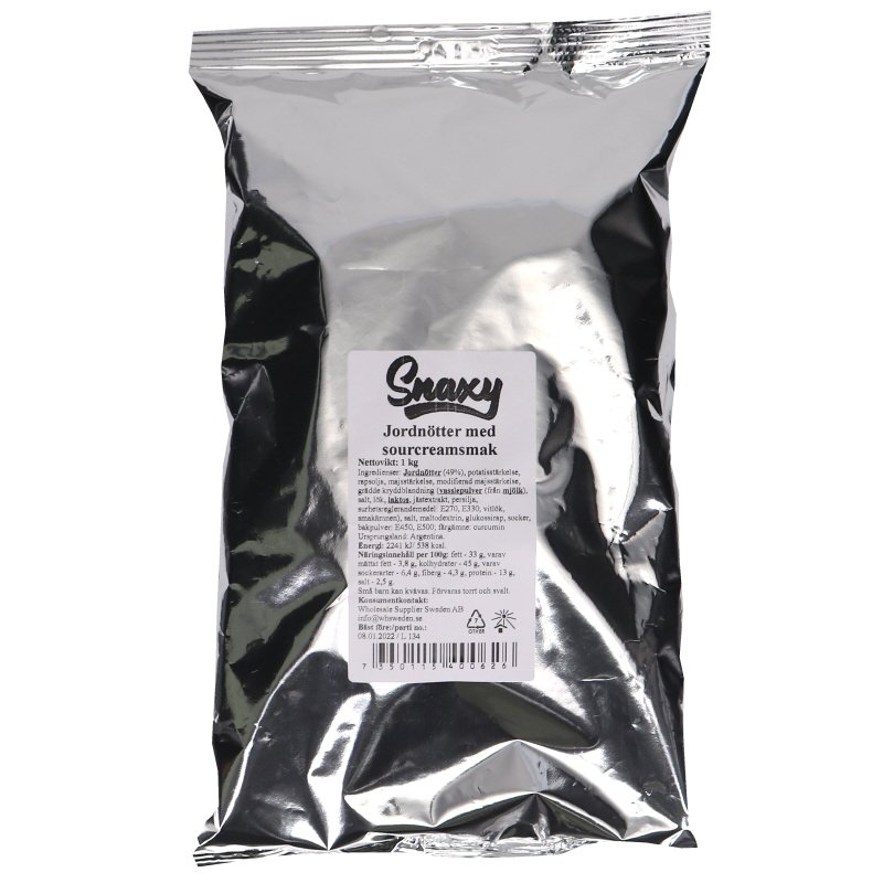 Jordnötter Sour Cream - 36% rabatt
