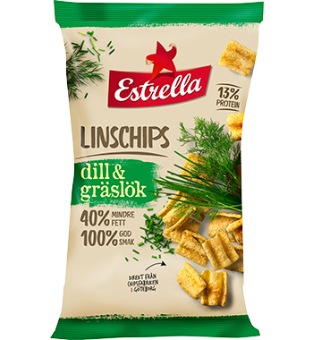 Estrella Linschips Dill & Gräslök 110g