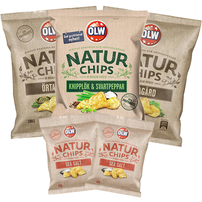 Naturchips 5-pack - 43% rabatt
