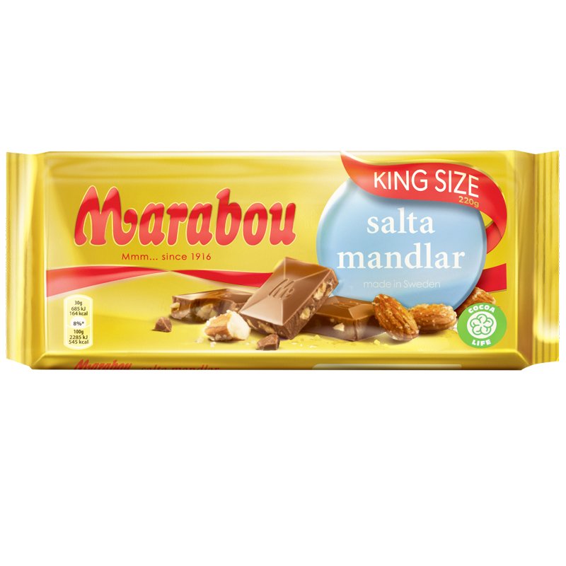 Mjölkchoklad Salta Mandlar - 36% rabatt