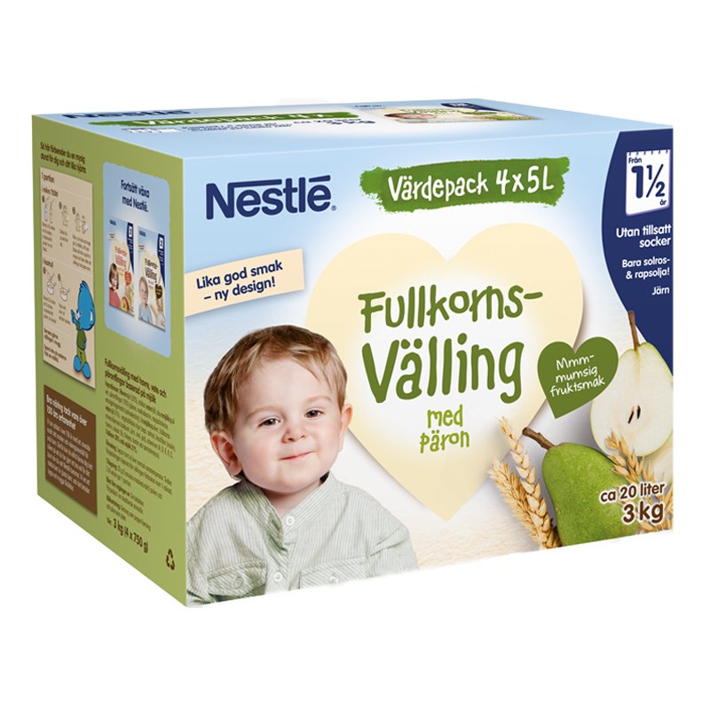 Barnmat Fullkornsvälling Päron - 23% rabatt