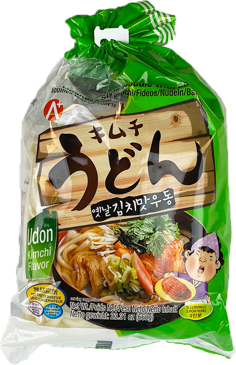 Hosan A+ Udon Noodles Kimchi Flavor 3-pack 660g