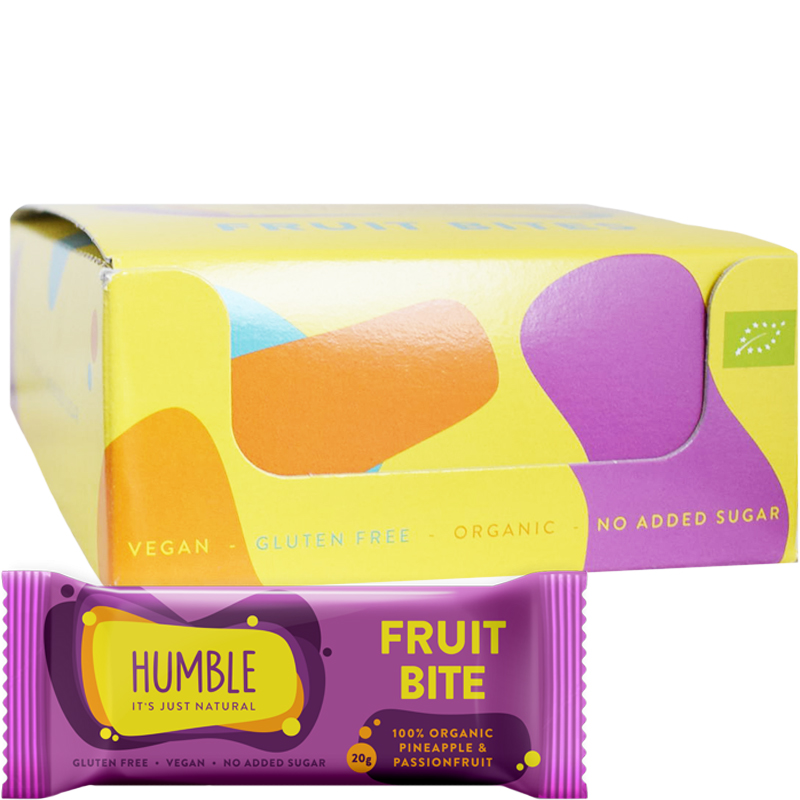 Eko Hel Låda Fruktbars "Pineapple & Passionfruit" 30 x 20g - 49% rabatt
