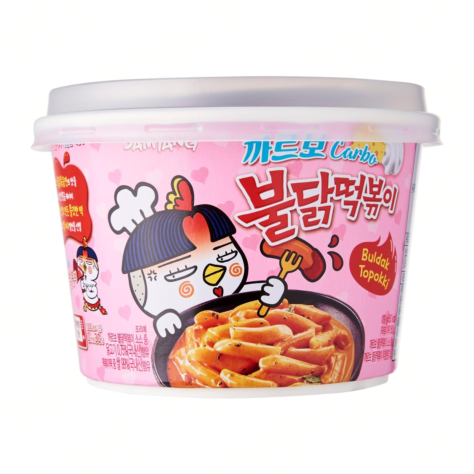 Samyang Hot Chicken Flavor Carbo Topokki 179g