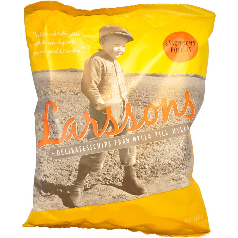 Larssons delikatesschips Säsongens potatis - 67% rabatt