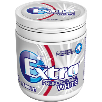 Extra Tuggummi Professional White Spearmint Burk 84g