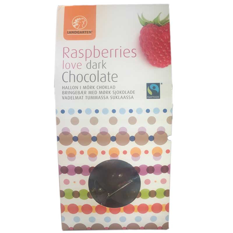 Hallon i mörk choklad - 50% rabatt