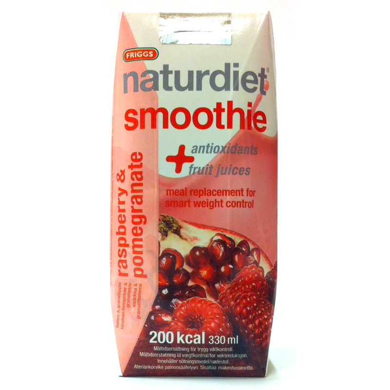 Naturdiet smoothie hallon & granatäpple - 58% rabatt