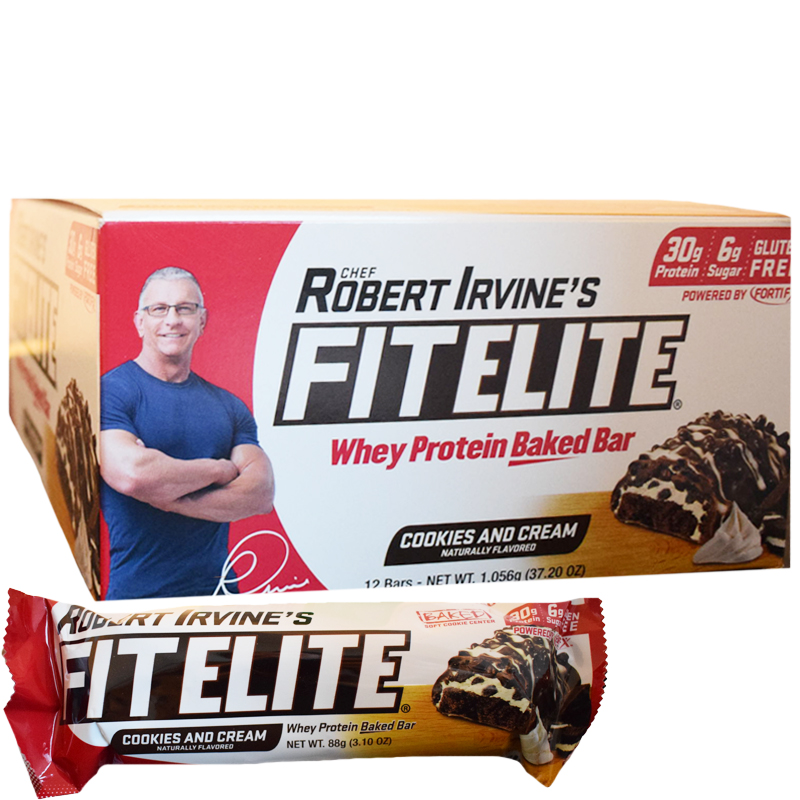 Hel Låda Proteinbars "Cookies & Cream" 12 x 88g - 46% rabatt