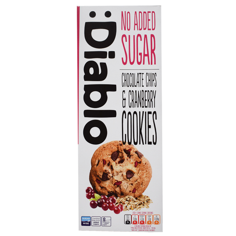 Kakor Chocolate Chip Tranbär sockerfria - 28% rabatt