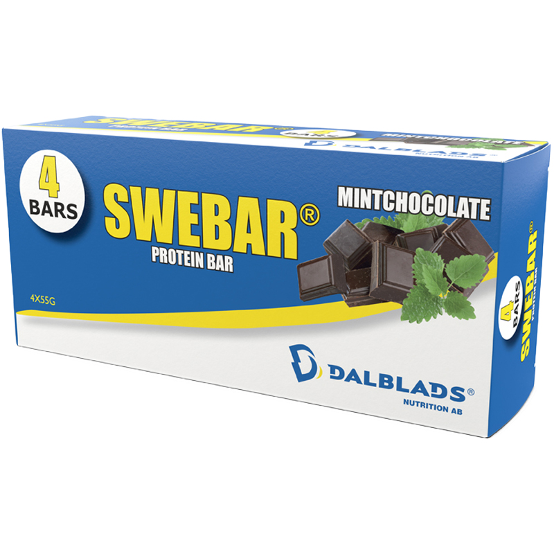 Proteinbar Mintchoklad 4 x 55g - 55% rabatt