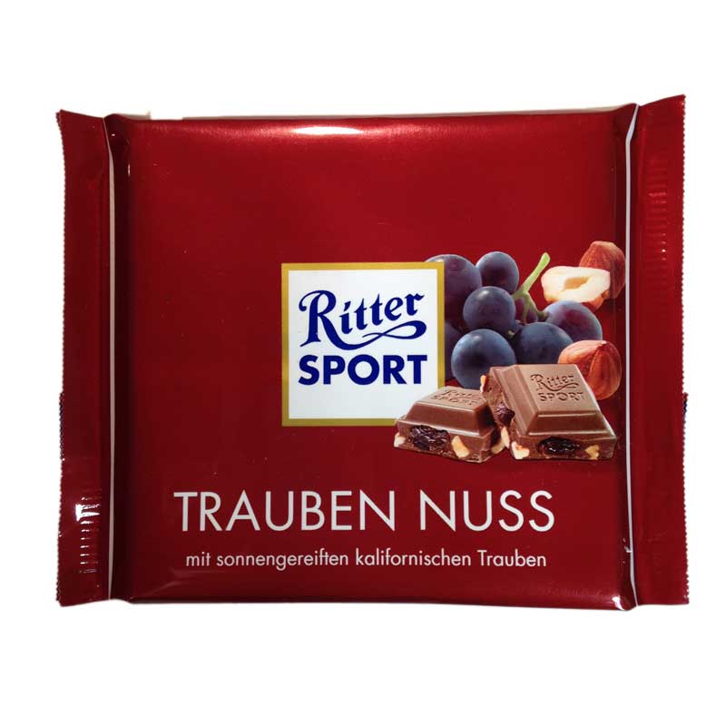 Ritter Sport Russin och nötter - 33% rabatt