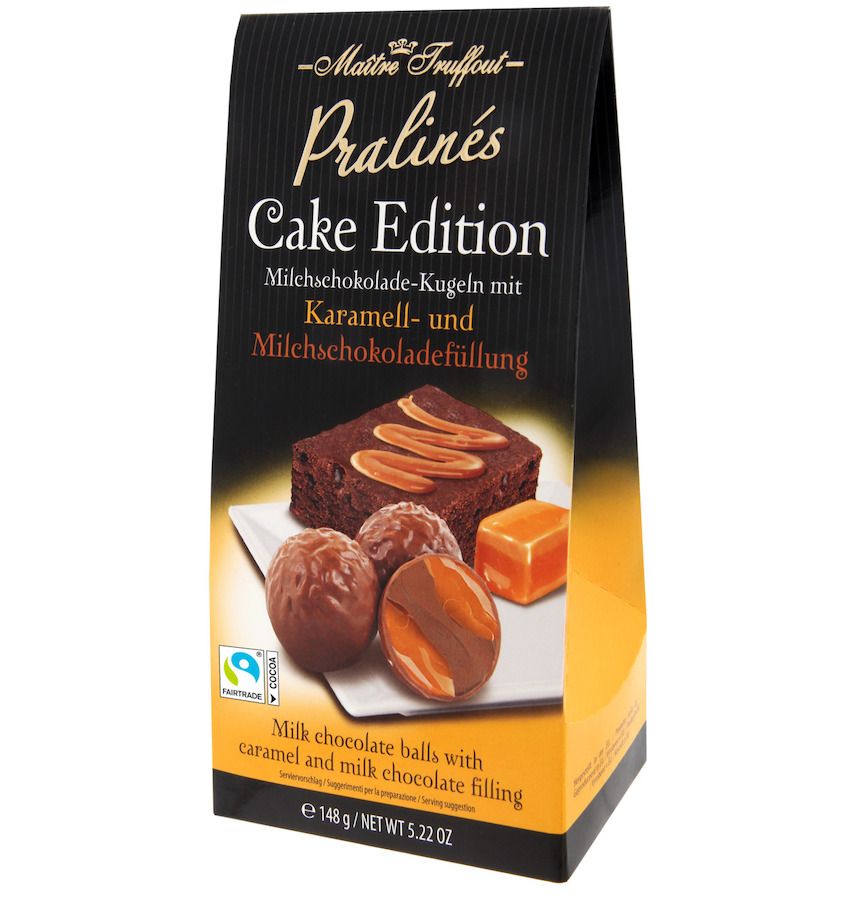 Pralines cake edition - caramel & milk chocolate 148g