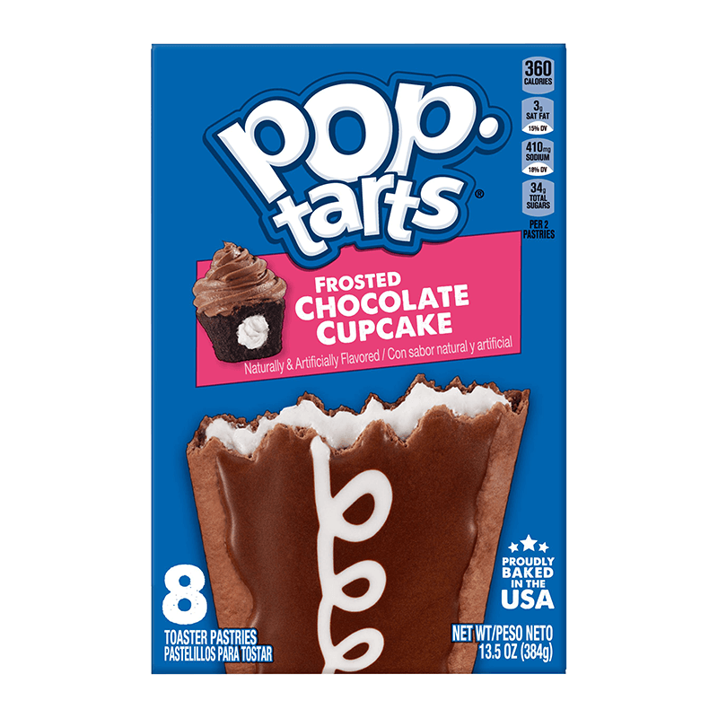 Kelloggs Pop-Tarts Frosted Chocolate Cupcake 384g