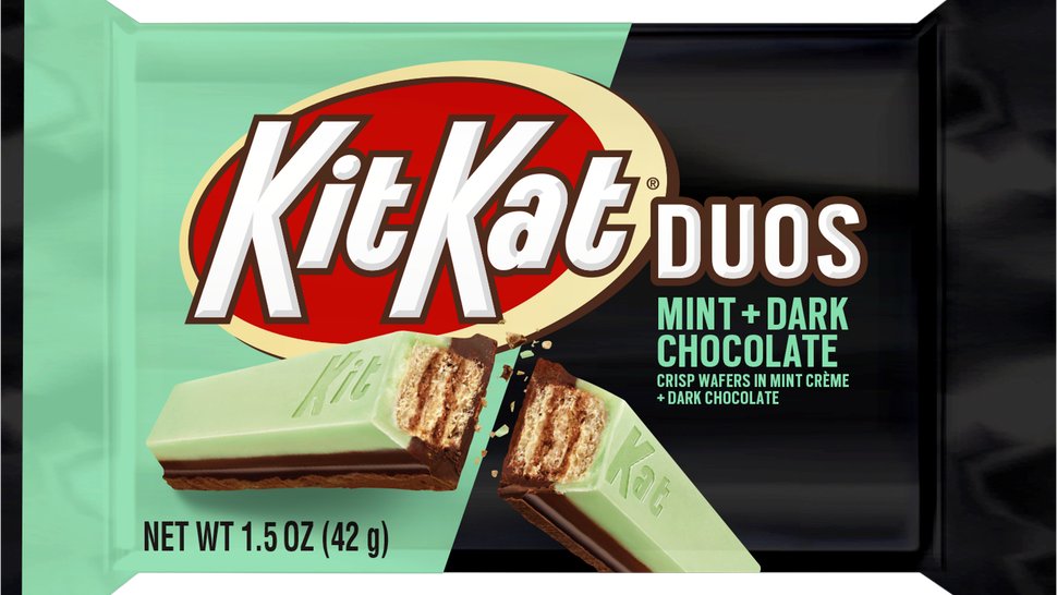 Kit Kat Duos Mint Dark Chocolate Bar 42g