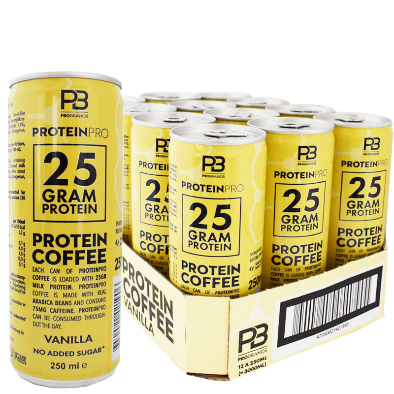 Proteinkaffe Vanilj 12-pack - 35% rabatt