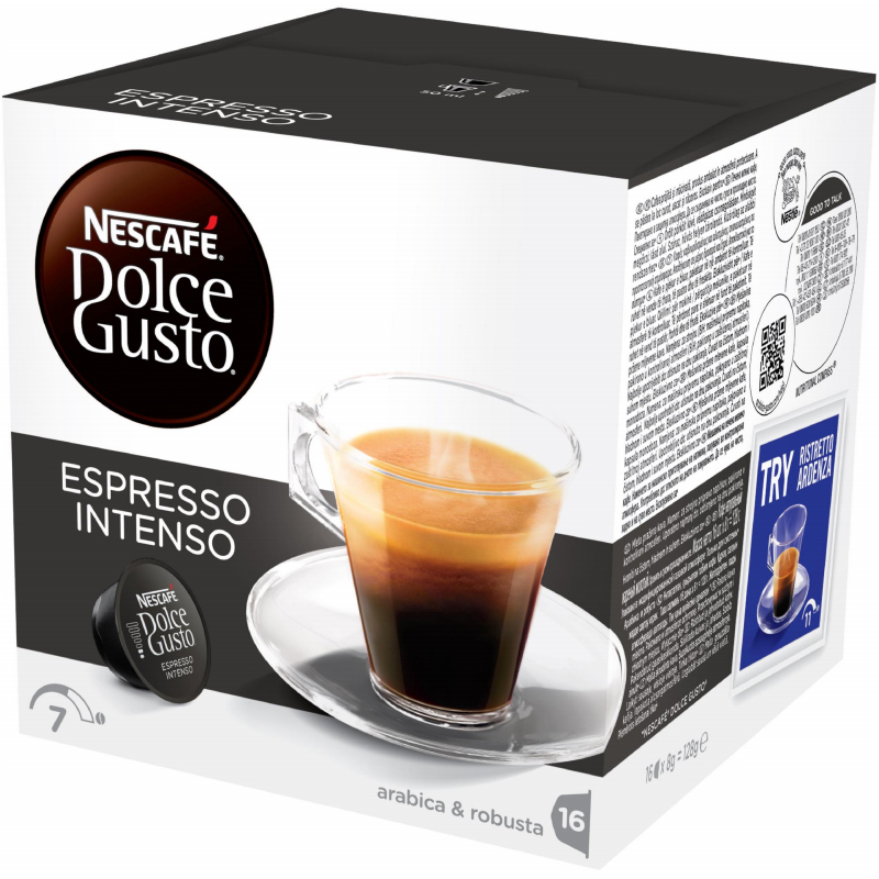 Kaffekapslar "Espresso Intenso" 16 x 8g - 44% rabatt