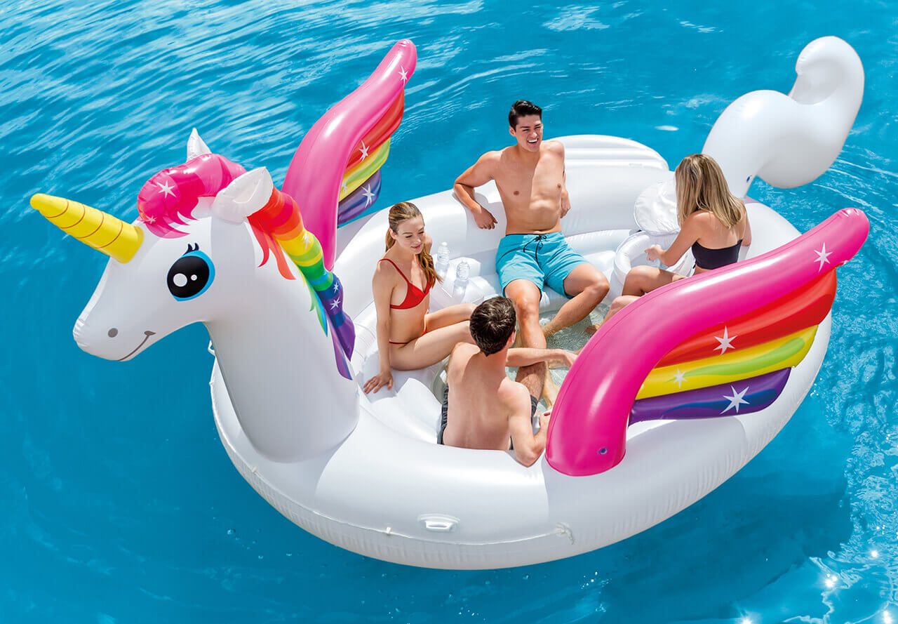 Megagigantisk Unicorn Pool Float