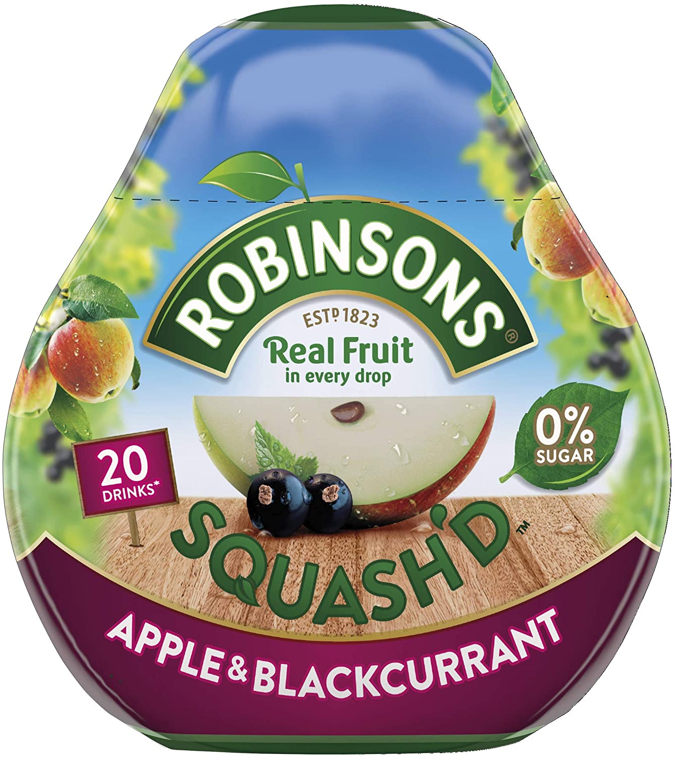 Robinsons Squashd Apple/blackcurrant 66ml
