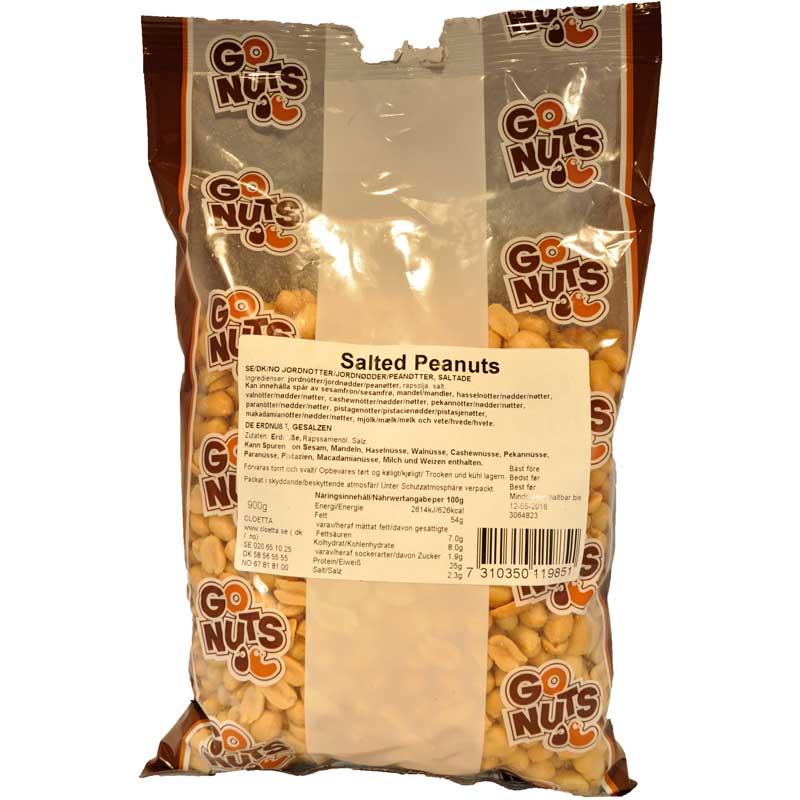 Jordnötter salta Big bag - 50% rabatt