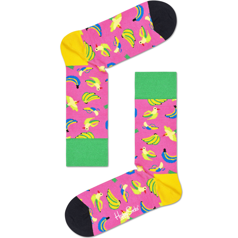 Banana Socks Pink Stl 41-46 - 40% rabatt