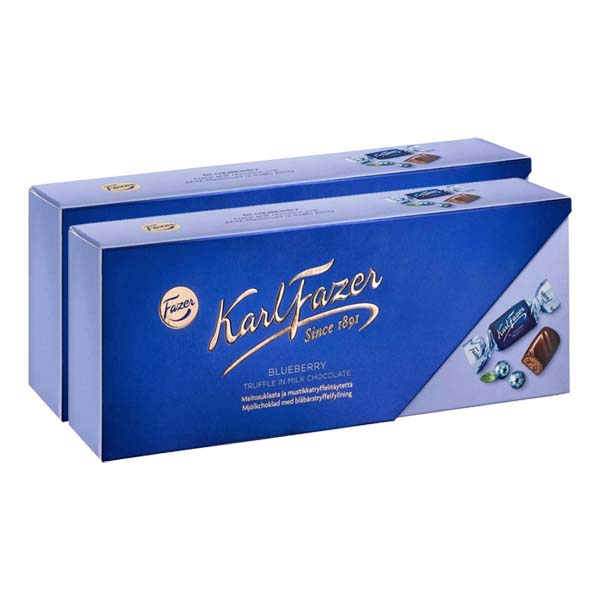 Karl Fazer Blåbär Ask 228g x 2 st