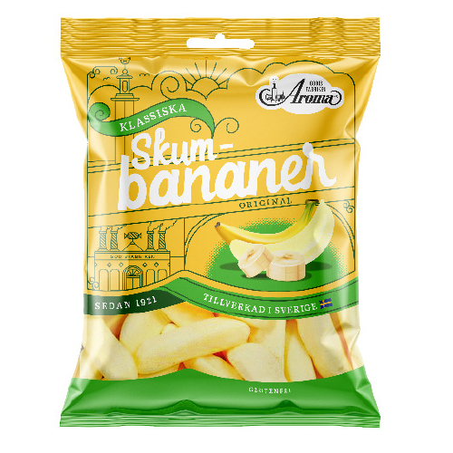 Aroma Skumbananer 110g