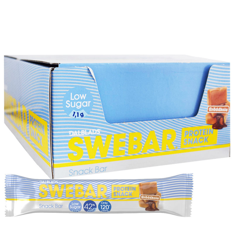 Proteinbars Gräddkola 24-pack - 40% rabatt