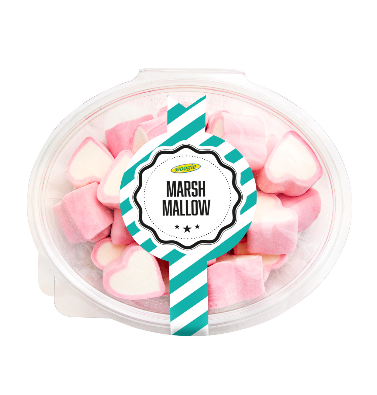 Woogie Marshmallows Hearts 140g