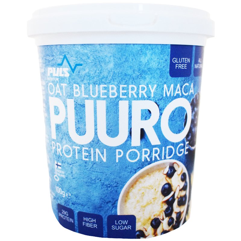 Proteingröt Havre, Blåbär & Maca - 24% rabatt
