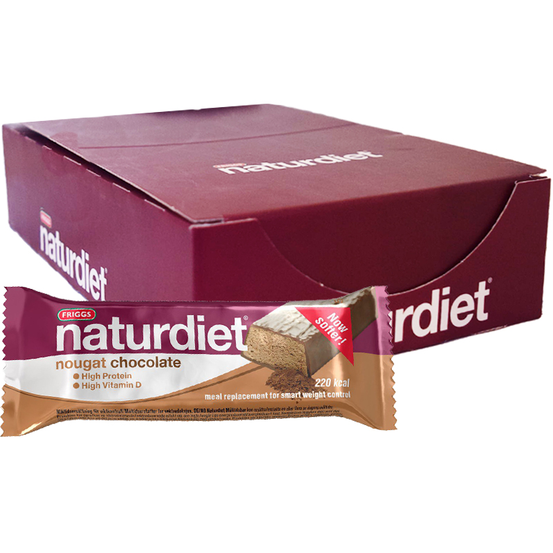 Hel Låda Mealbars "Chocolate & Nougat" 18 x 58g - 63% rabatt