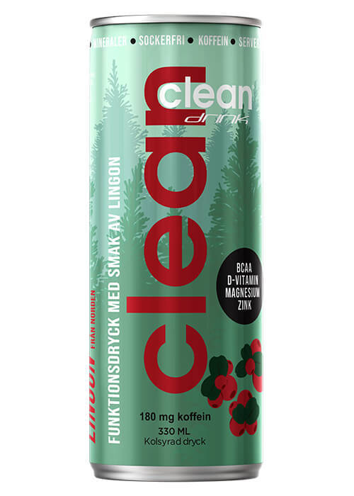 Clean Drink Lingon 33cl