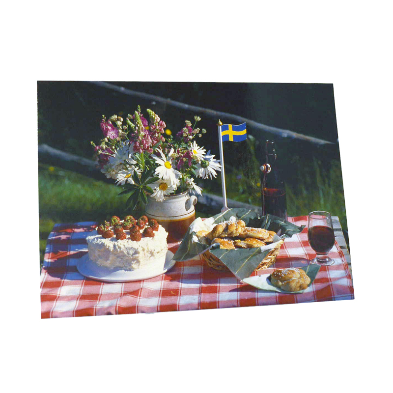 Kort Dubbelt "Sommarbord" - 97% rabatt