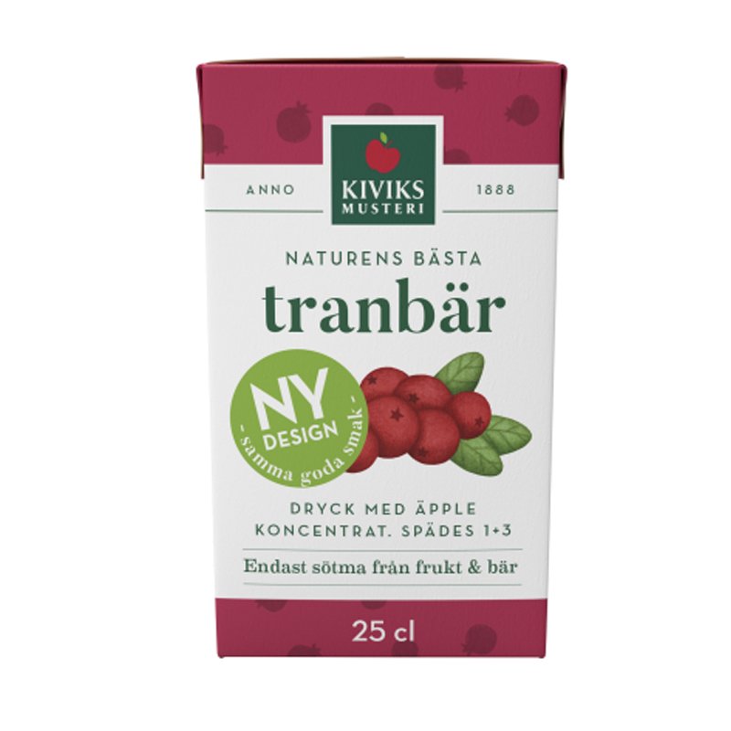 Tranbärsdryck 250ml - 56% rabatt