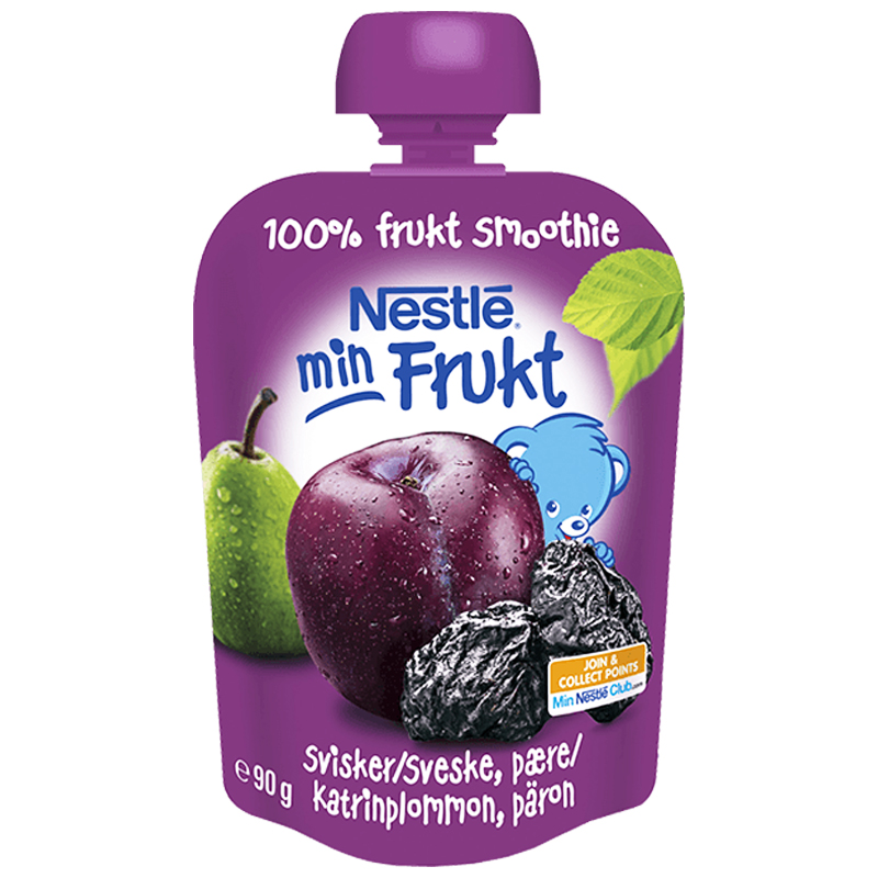Barnmat Fruktsmoothie Katrinplommon & Päron 90g - 36% rabatt