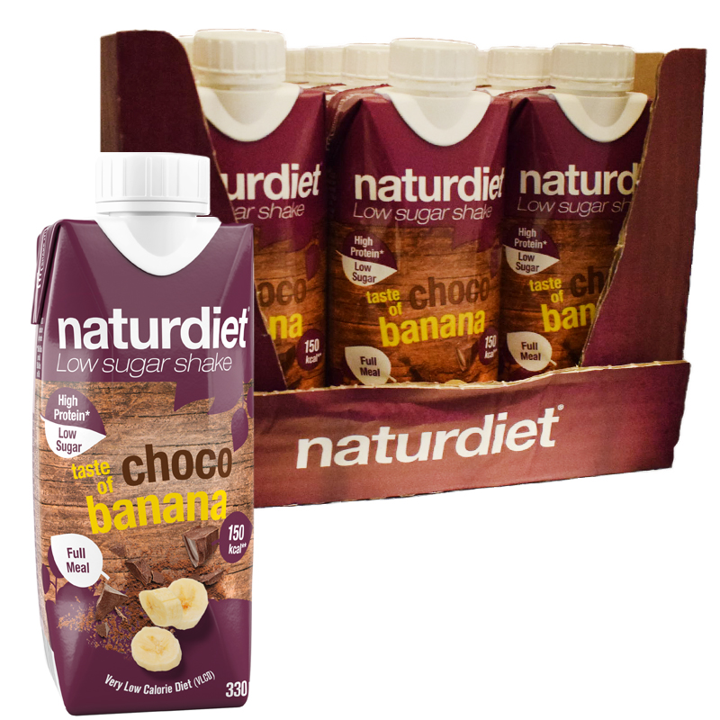 Måltidsersättning Shake Choco Banana 12-pack - 25% rabatt