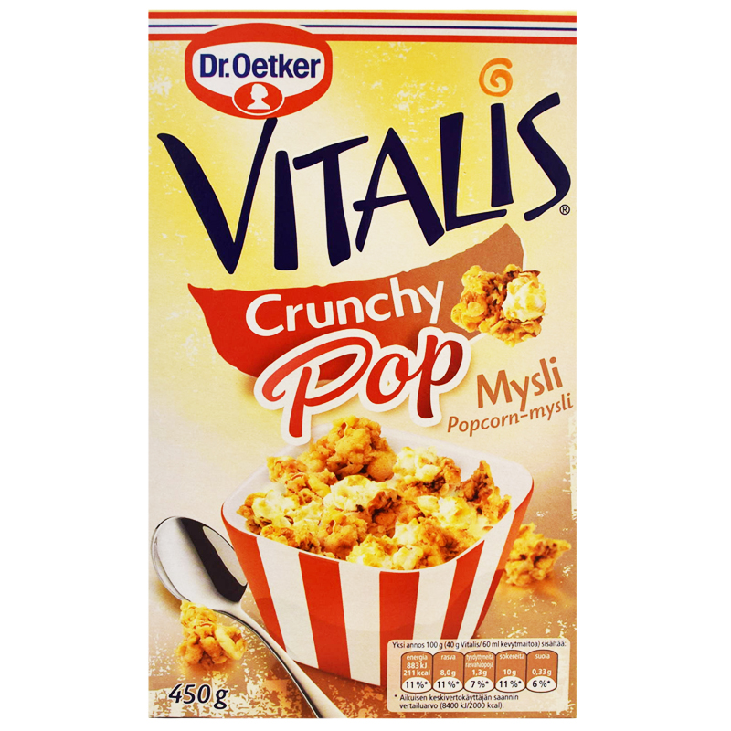 Müsli "Crunchy Pop" 450g - 56% rabatt