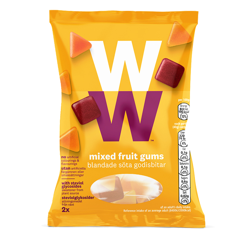 Godisbitar Mixed Fruit - 40% rabatt