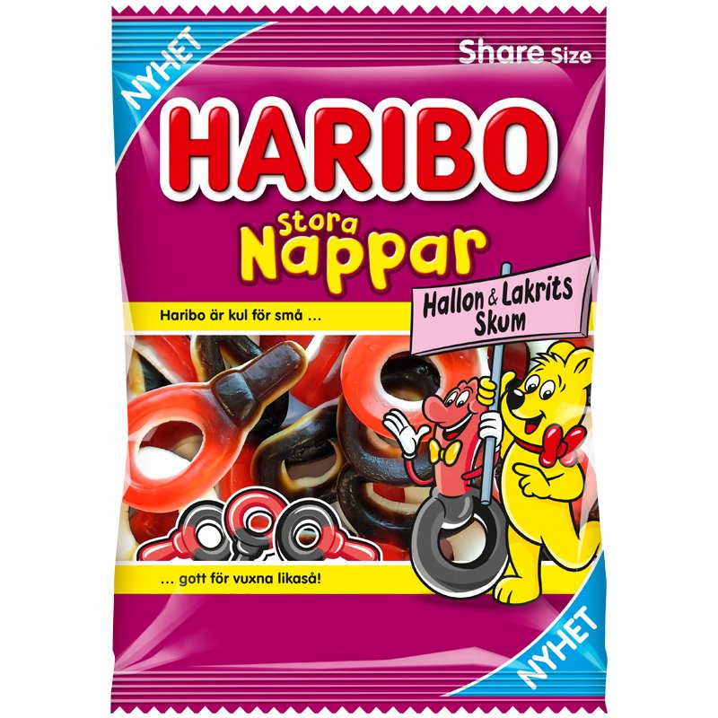 Stora Nappar Hallon & Lakrits Skum - 12% rabatt