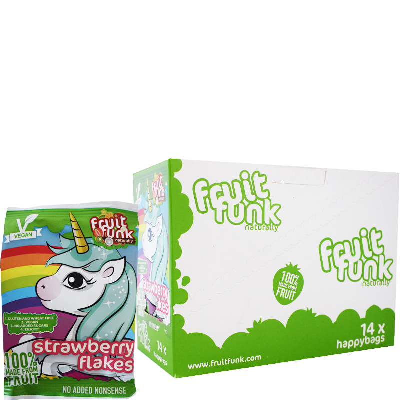 Fruktflingor Unicorn med jordgubbssmak 14-pack - 54% rabatt