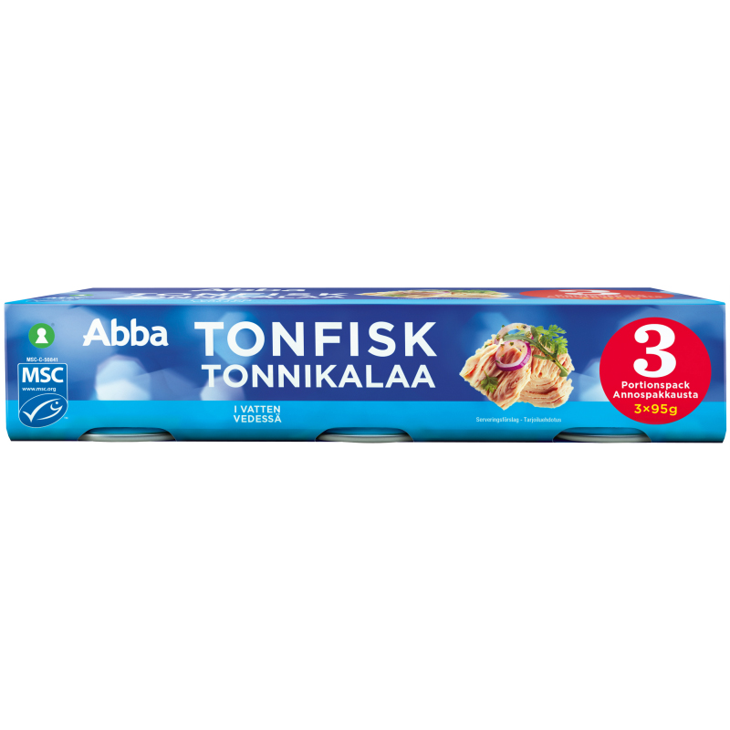 Tonfisk Vatten 3 x 95g - 27% rabatt