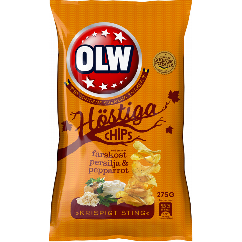 Chips Färskost, Persilja & Pepparrot 275g - 77% rabatt