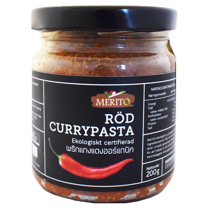 Eko Röd Currypasta 200g - 50% rabatt
