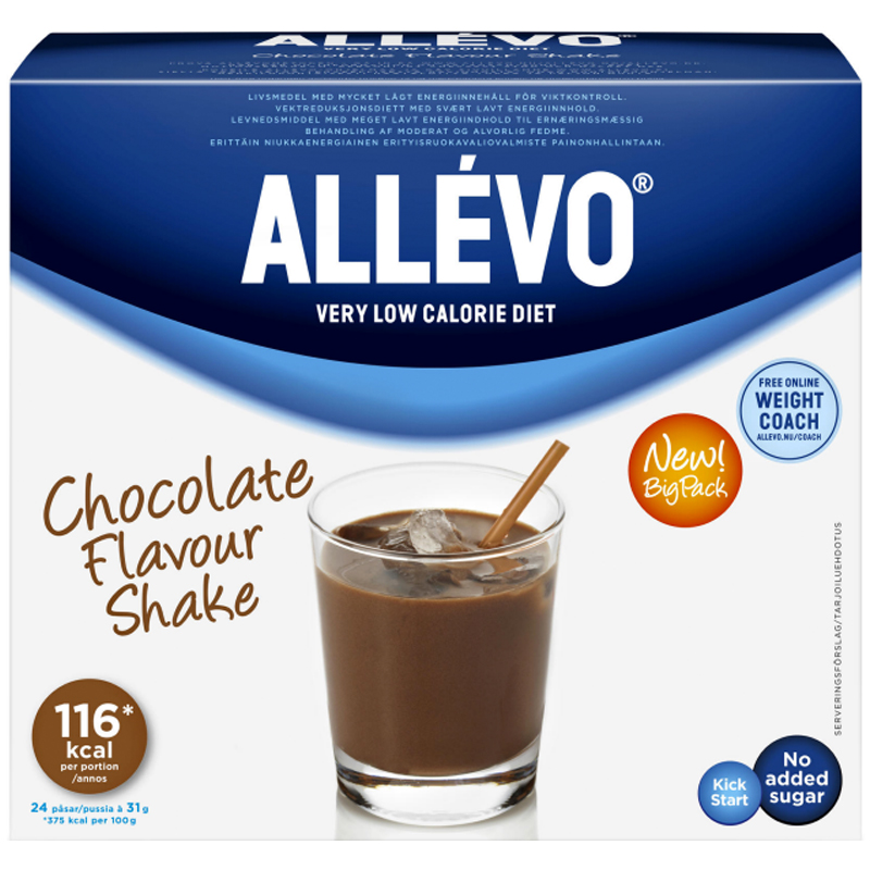 Måltidsersättning Shake "Chocolate" 24 x 31g - 50% rabatt