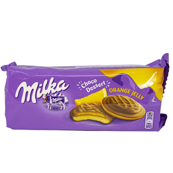 Choco Dessert Orange Milka Kex - 147g