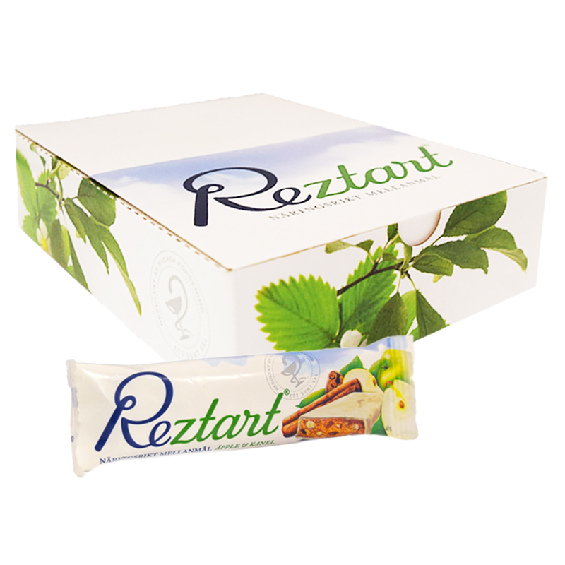 Hel Låda Mellanmålsbars Äpple & Kanel 15 x 40g - 49% rabatt