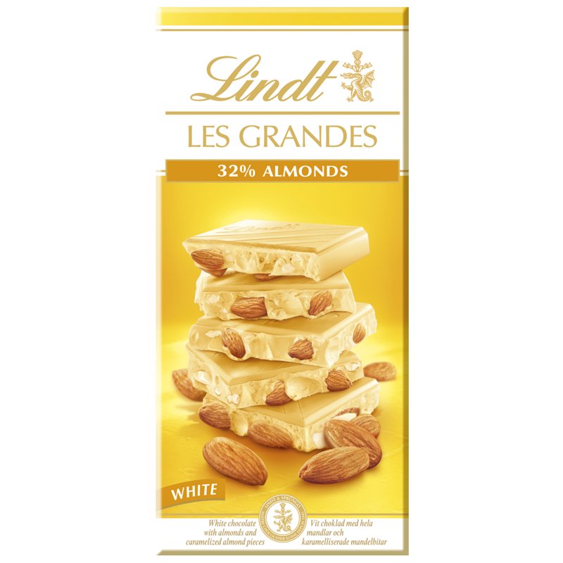 Vit Choklad "Almonds" 150g - 50% rabatt